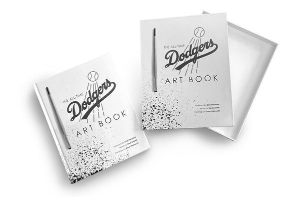 The All-Time Dodgers Book - Limited Edition: Signed by artist, Dave Hobrecht